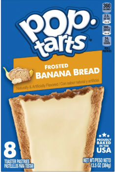 KELLOGG'S POP TARTS  'Banana Bread' Toaster Pastries  384 gr